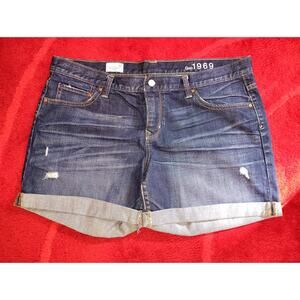 Gap 1969 cutoff jean shorts sz 32